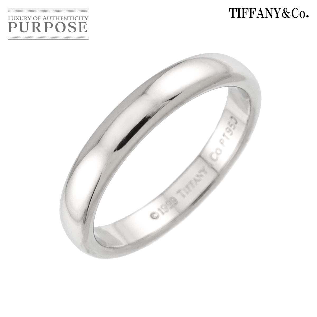 ティファニー TIFFANY&Co. フォーエバー 6.5号 リング 幅3mm Pt プラチナ 指輪 Forever Ring 90323585