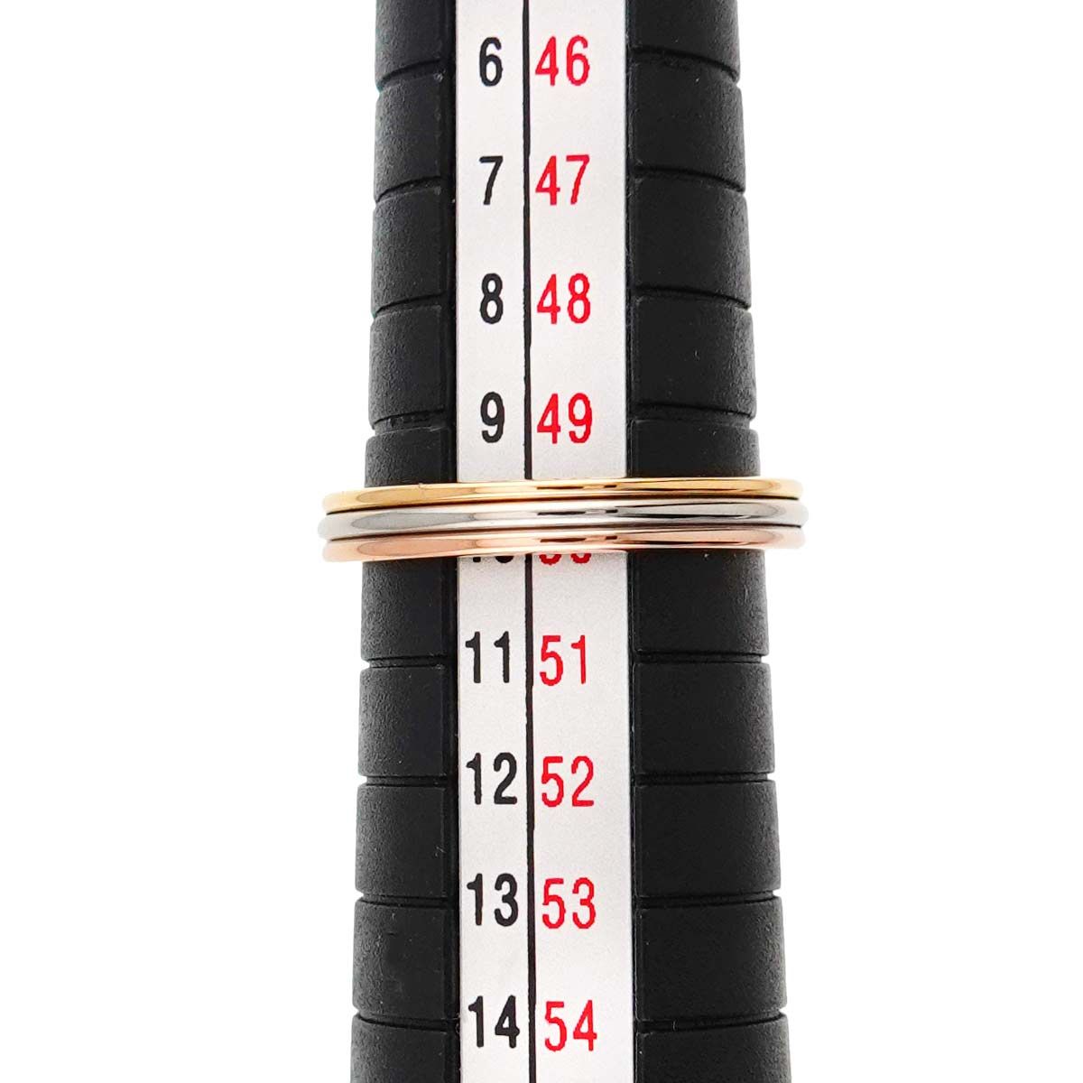 カルティエ Cartier ヴァンドーム #50 リング K18 YG WG PG スリー 