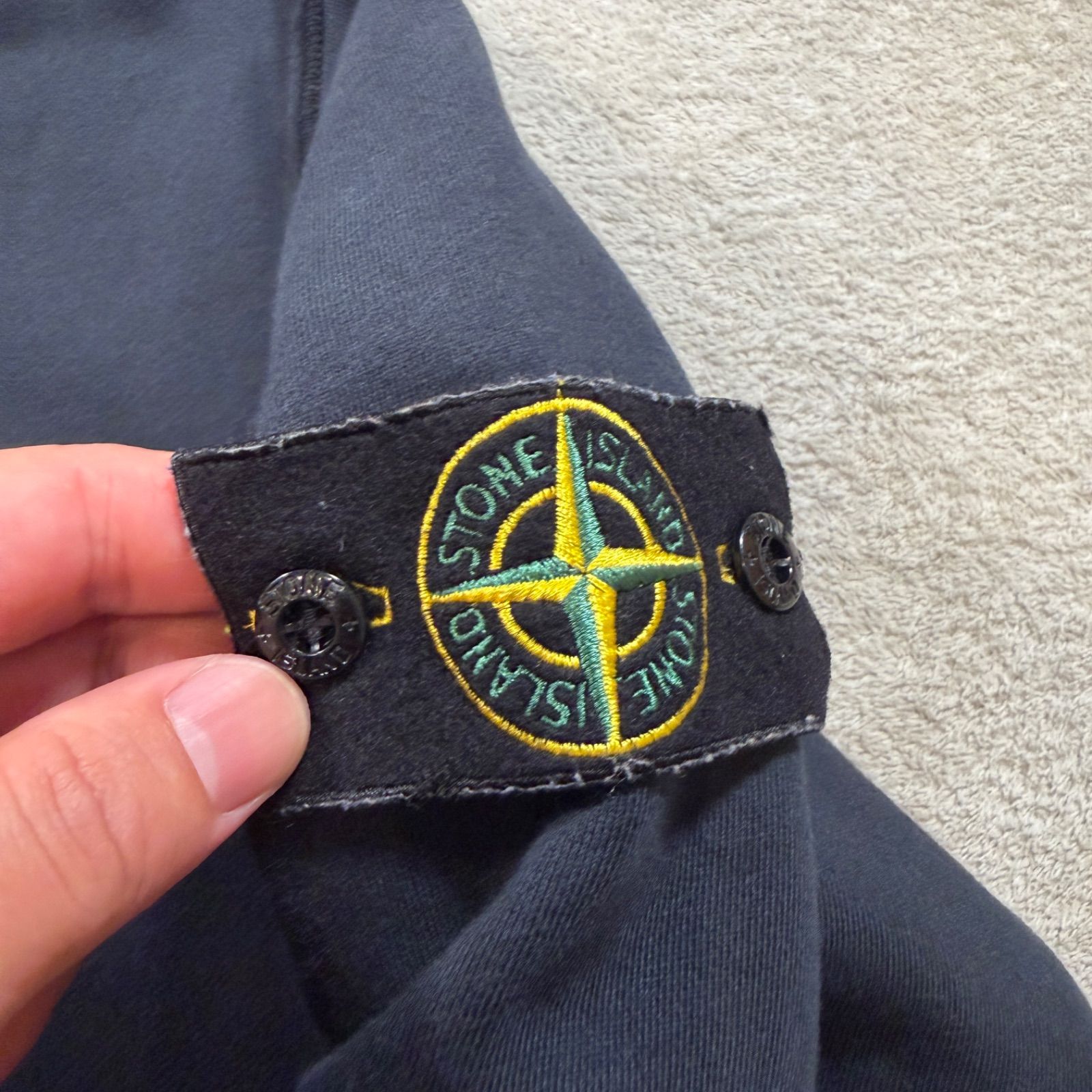 【極美品】ストーンアイランド　トレーナー　ネイビー　12year 極美品 ストーンアイランド STONE ISLAND ネイビー トレーナー