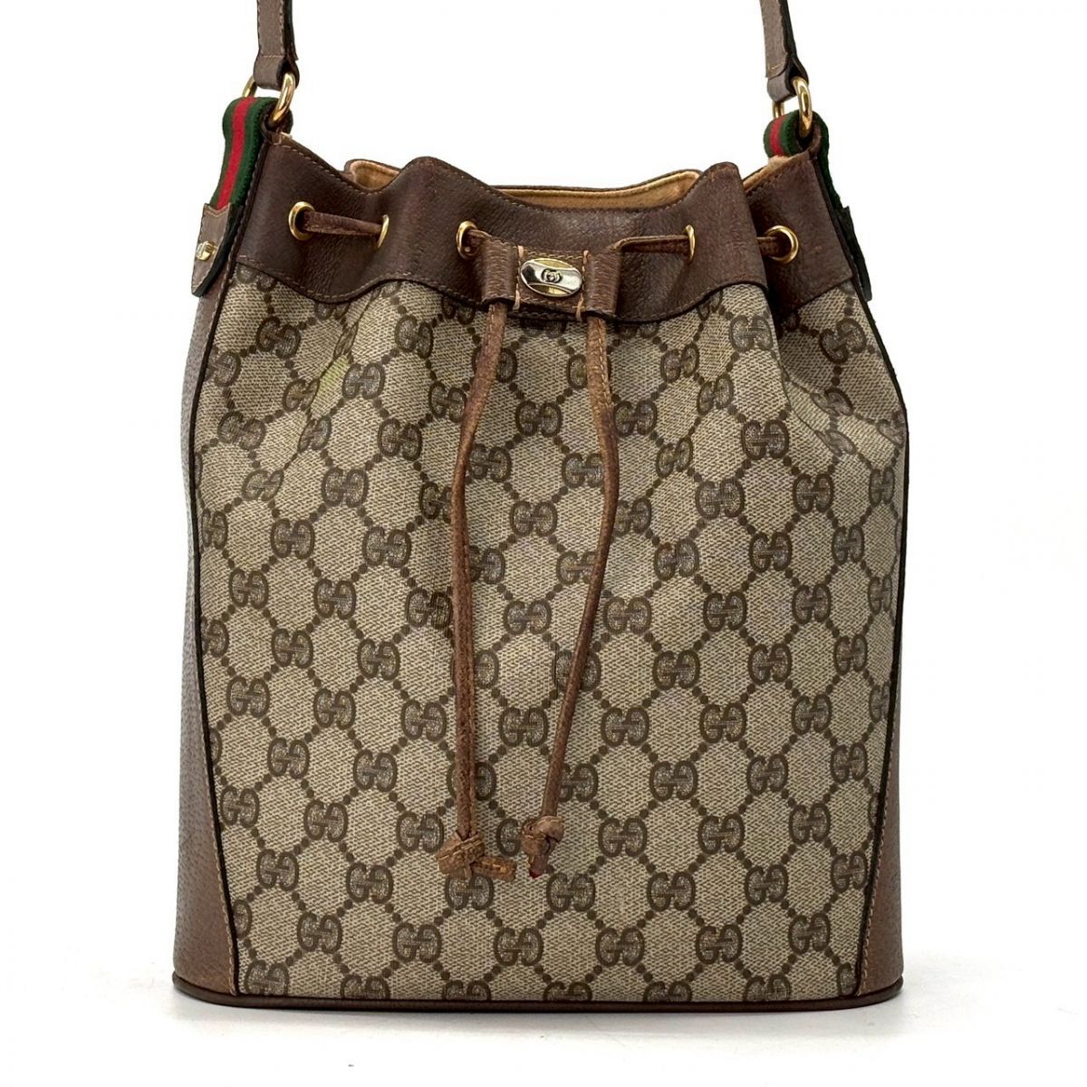 静けさに滲む気品】 GUCCI ショルダーバッグ GGスプリーム シェリー