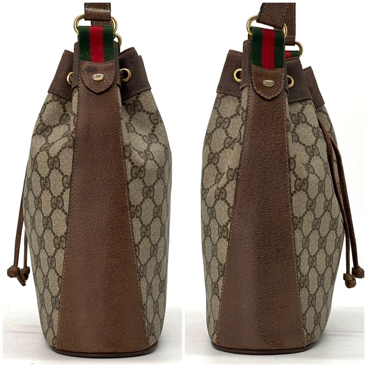 静けさに滲む気品】 GUCCI ショルダーバッグ GGスプリーム シェリー