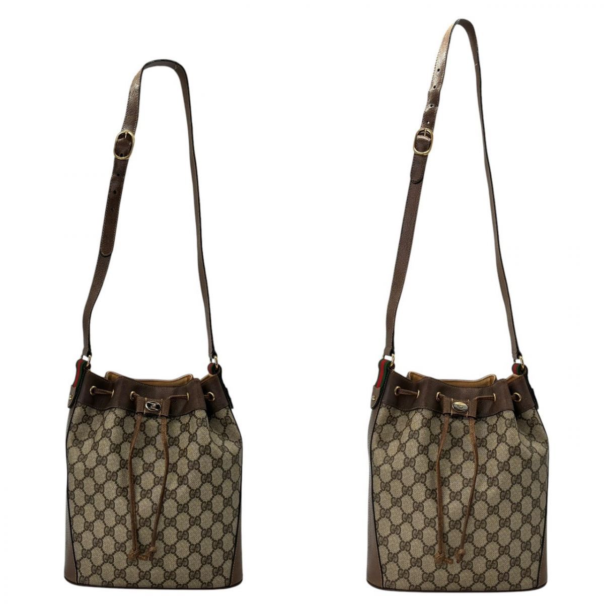静けさに滲む気品】 GUCCI ショルダーバッグ GGスプリーム シェリー