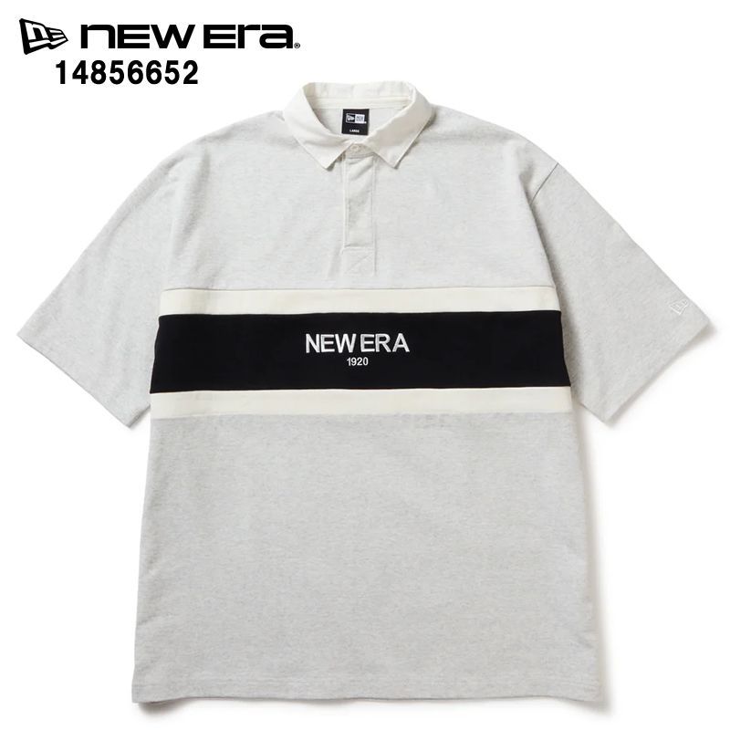 NEW ERA ニューエラ 14856652 半袖 オーバーサイズド ラグビーシャツ 