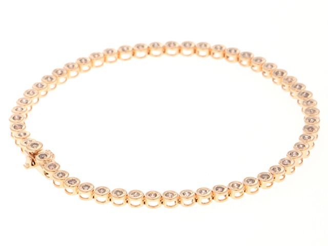 JEWELRY ジュエリー ブレスレット K18 ダイヤモンド1.01ct 約7.4g
