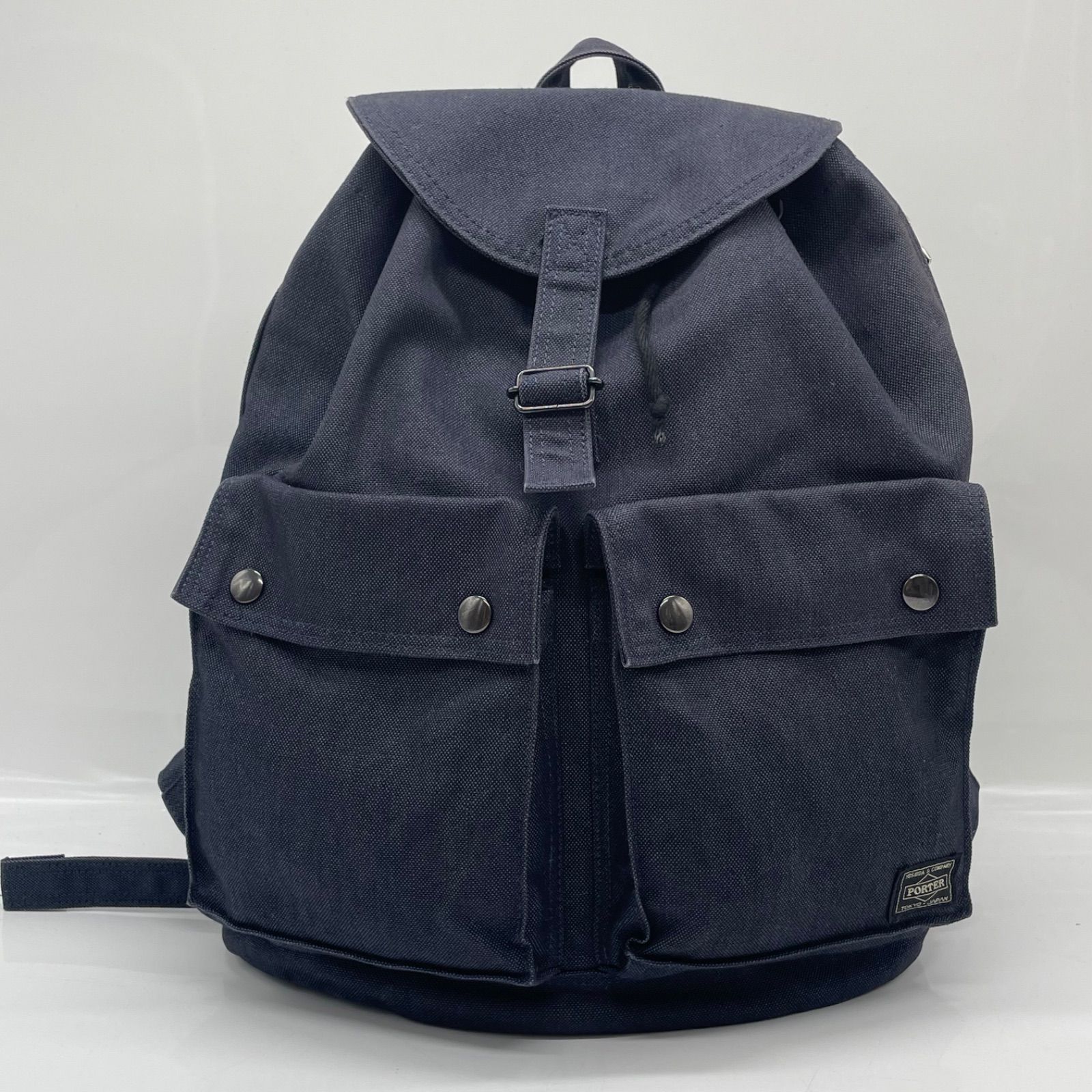 BN8898●PORTER SMOKY ポーター スモーキー リュックサック 592-07576 ネイビー バックパック デイパック