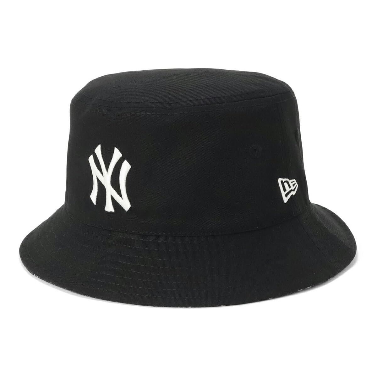 新品 [ニューエラ] バケットハット MLBジャカード リバーシブル NYブラック M/L BUCKET01 RV JACQUARD NEYYAN BLK 14388499 NER36C3721