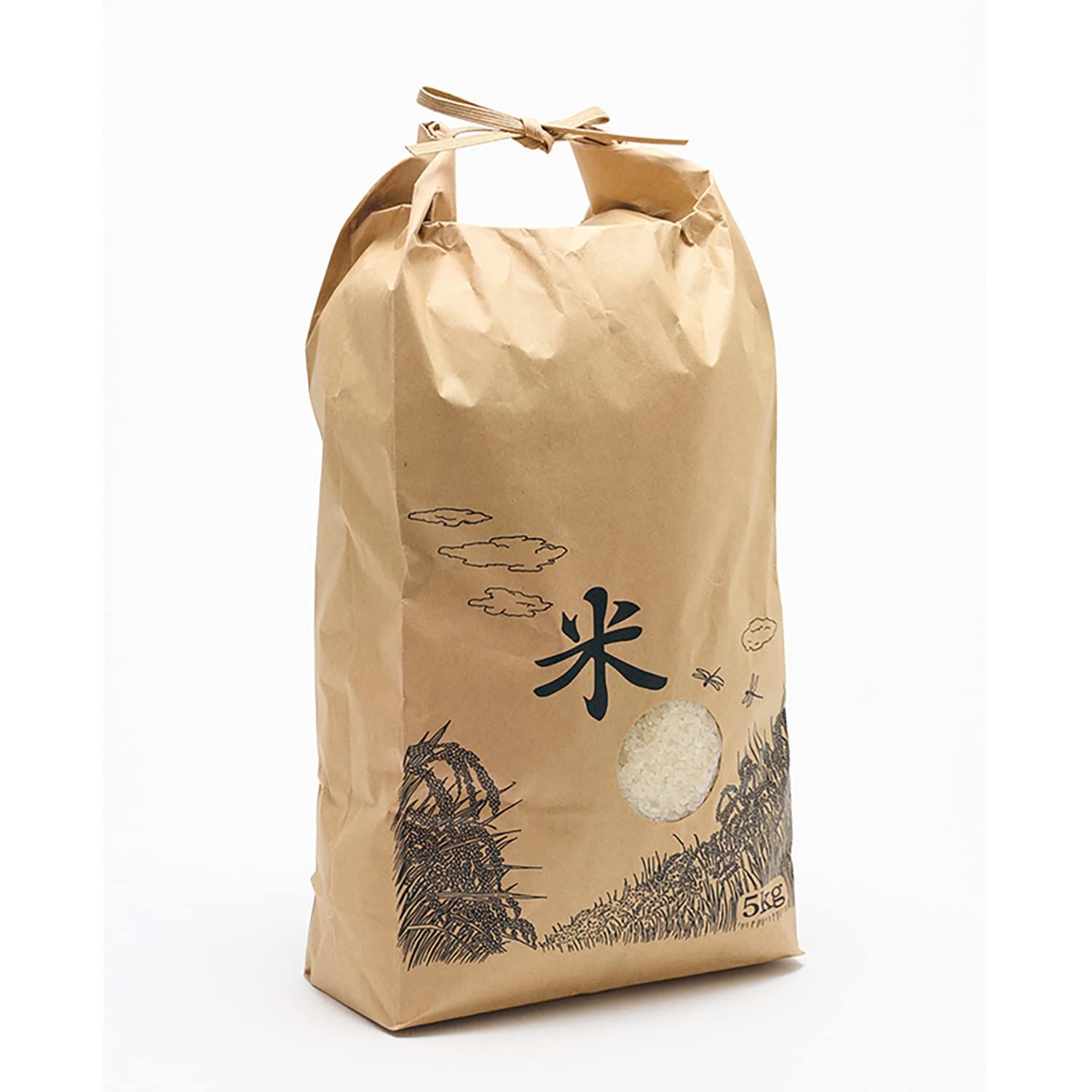 新品 【ケース販売】米袋 バンド付 窓付き 3KG 米柄 004193036 1ケース(100枚入) 12,711円