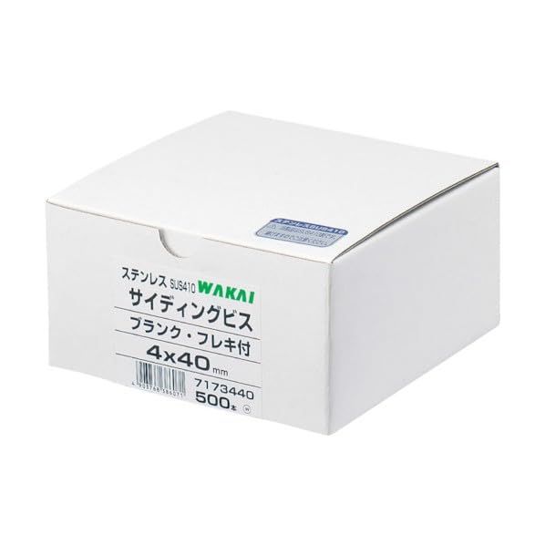 新品 ＷＡＫＡＩ ステンレス サイディングビス ４Ｘ４０ （５００本入） 7173440 8,804円