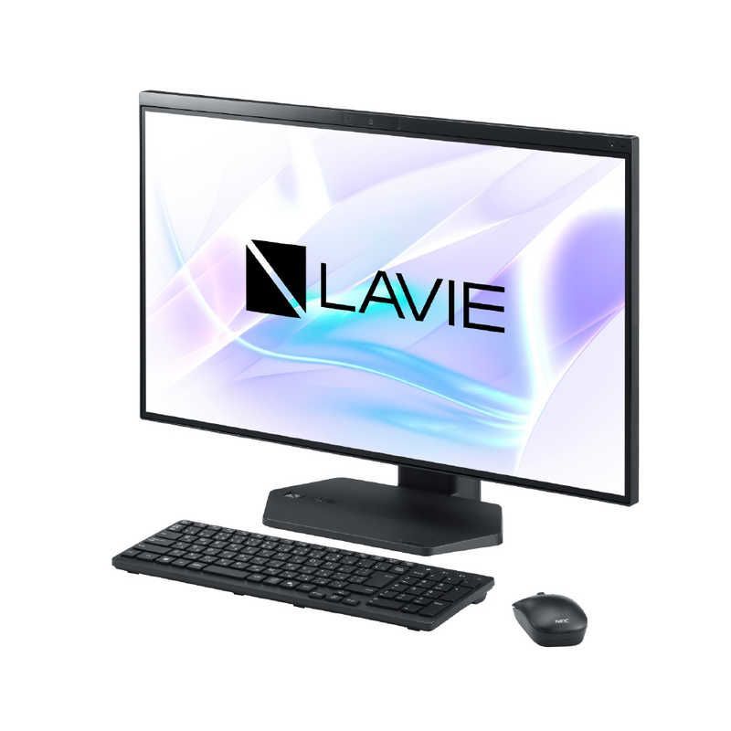 【新品未使用】【未開梱】NEC デスクトップパソコン LAVIE A27 [ 27型 / Win11 Home / Core i7 / メモリ16GB / SSD512GB ] ファインブラック PC-A2795LAB