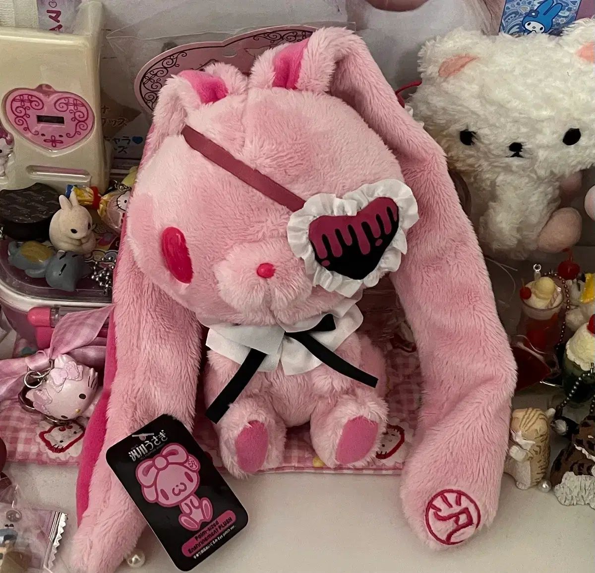 汎用うさぎ アイマスク アイパッチ ギャル 地雷系 サンエックス サンリオ ぬいぐるみ