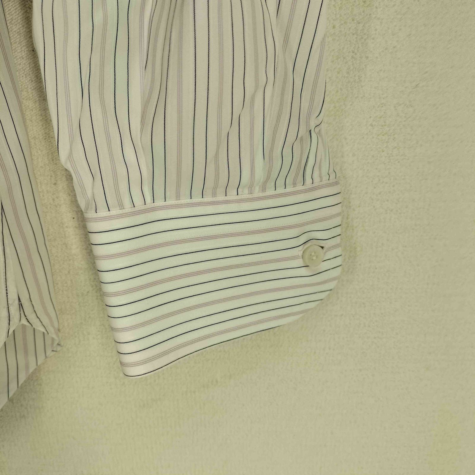 ブリオーニ BRIONI イタリア製 コットン ストライプ L/S シャツ メンズ