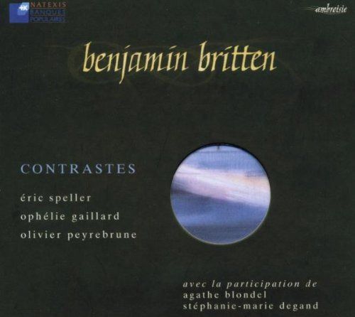 【CD】Britten: Contrastes