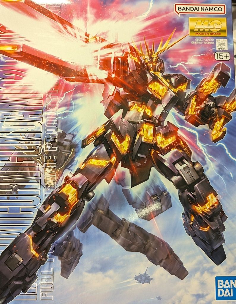 BANDAI SPIRITS MG 1/100 バンダイナムコ版 ユニコーンガンダム2号機バンシィ 15+表記