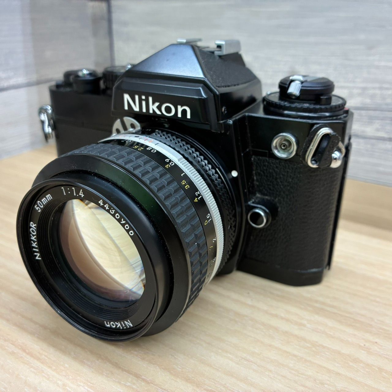 亘】Nikon ボディ：FE ブラック ジャンク品 レンズ：NIKKOR 50mm 1:1.4
