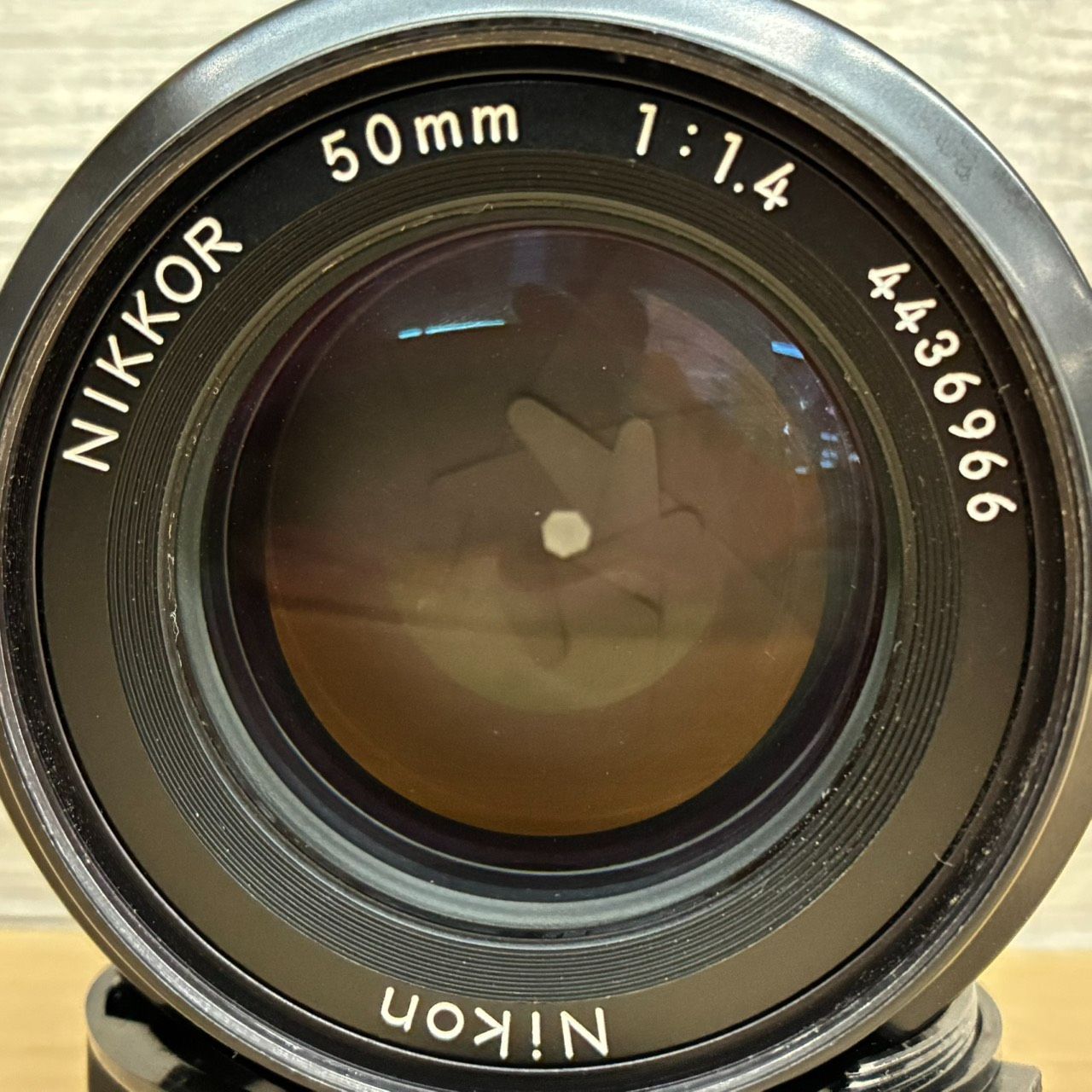 亘】Nikon ボディ：FE ブラック ジャンク品 レンズ：NIKKOR 50mm 1:1.4