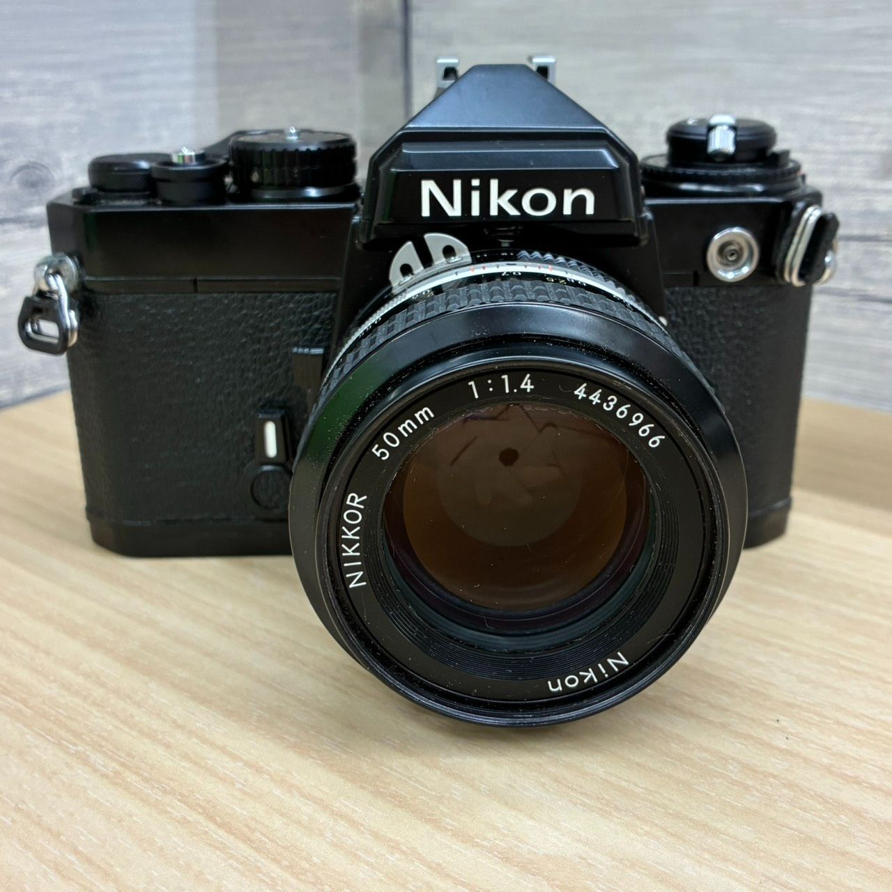 亘】Nikon ボディ：FE ブラック ジャンク品 レンズ：NIKKOR 50mm 1:1.4