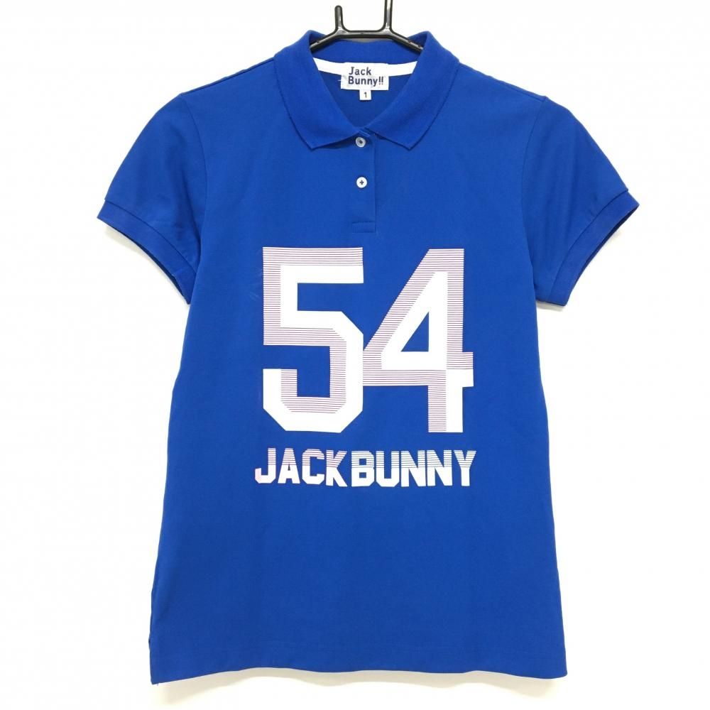 Jack Bunny!! ゴルフ 新品 半袖ポロ 4 M 吸汗速乾 即決】JACK BUNNY ジャックバニー 半袖ポロシャツ 総柄 グリーン系 4