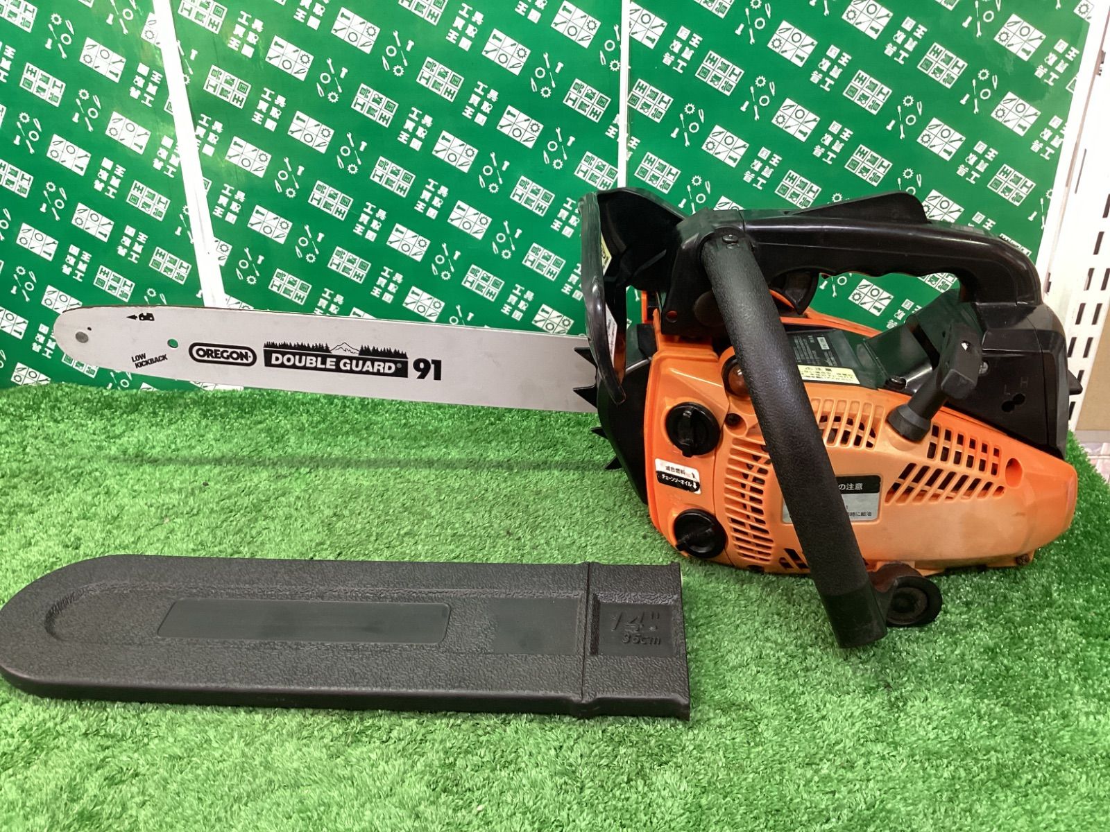 【ジャンク品】EARTH MAN(高儀) 350㎜エンジンチェーンソー CSE-140E 　/　 IT4UGAUXZ8K2