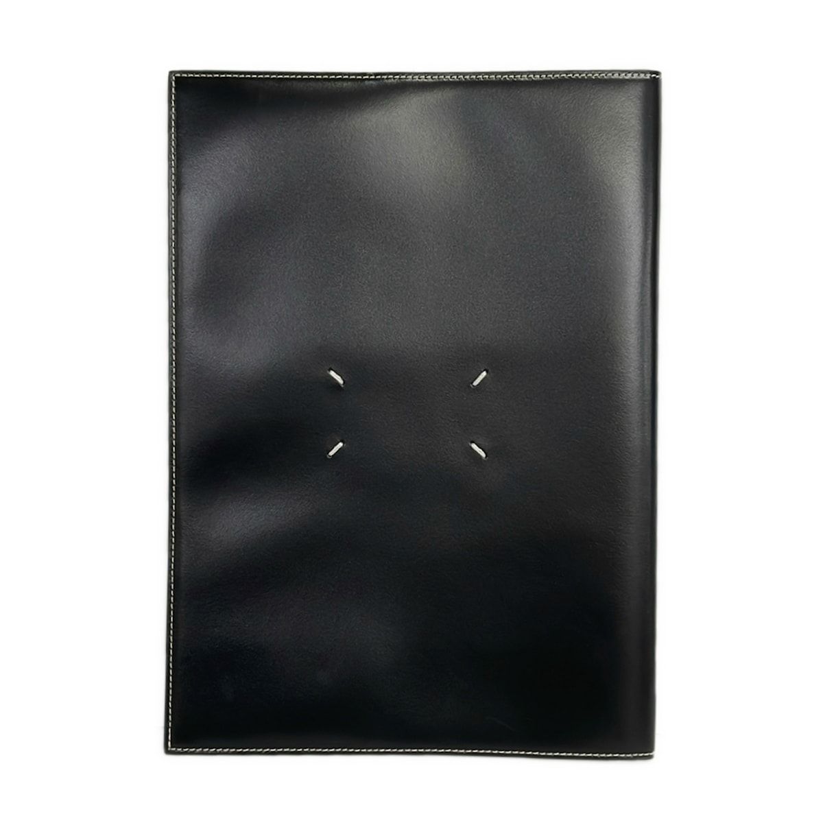 Maison Margiela(メゾンマルジェラ) 小物入れ - 黒 ブックカバー レザー