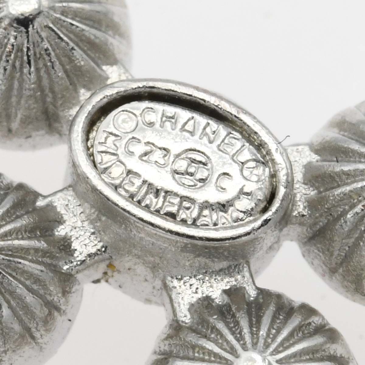 CHANEL シャネル ブローチ フェイクパール ココマーク C23C