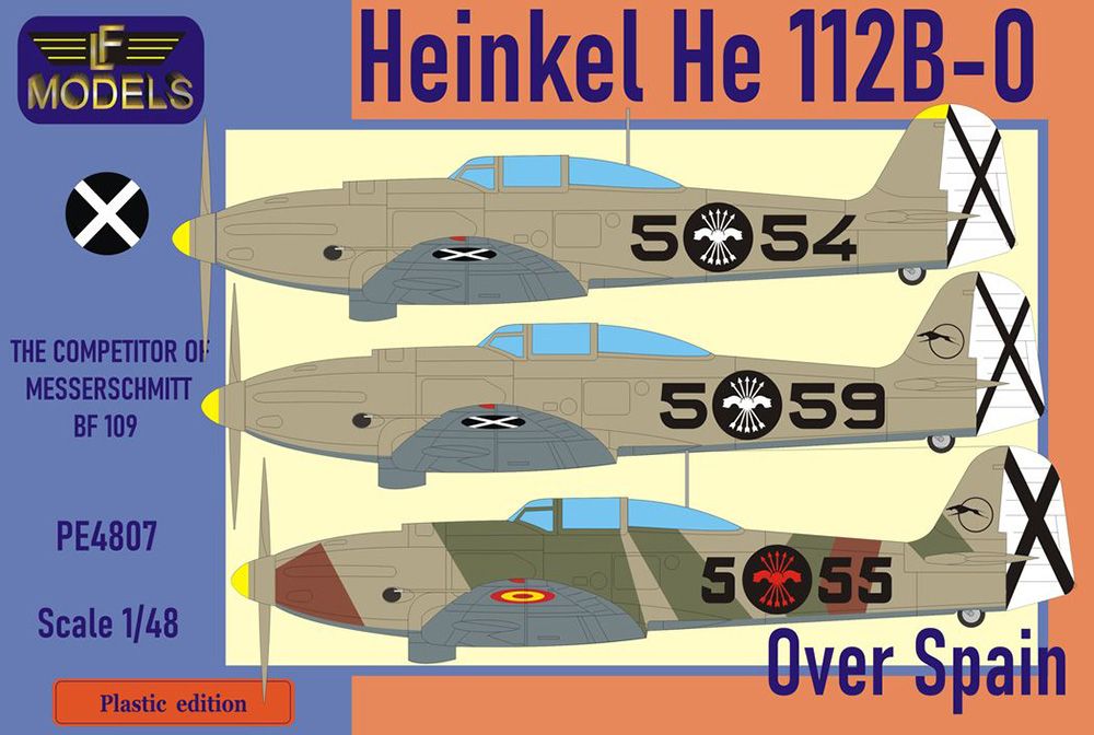 【ハセガワLFモデルズ】ハインケル He112B-0 スペイン上空