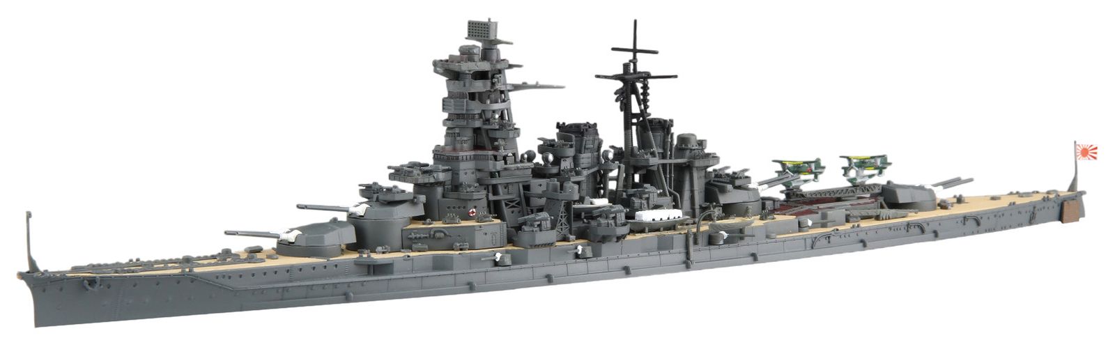 【フジミ模型】1/700 波シリーズ（スナップ仕様） No.1 EX-2 日本海軍戦艦 大和（天一号作戦/昭和20年） 特別仕様（木甲板シール付き）