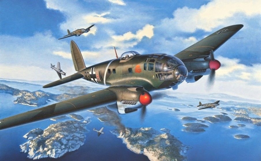 【ハセガワ ドイツレベル】ハインケル He111 P-1