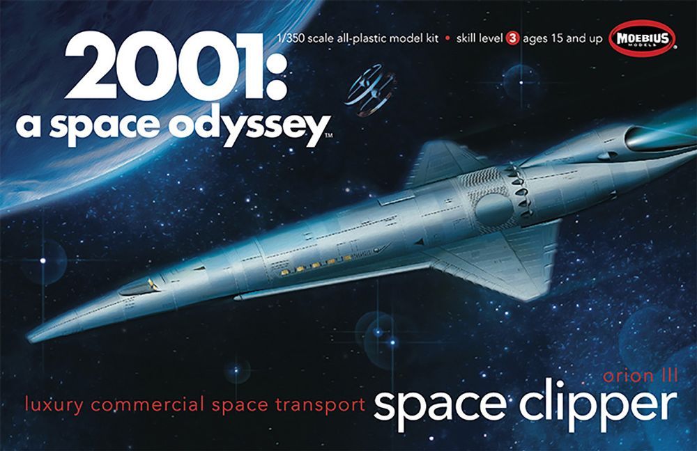 【メビウスモデル】メビウスモデル 2001年宇宙の旅 1/350 オリオン号 スペースクリッパー （コンパクトスケール） プラモデル MOE2001-12