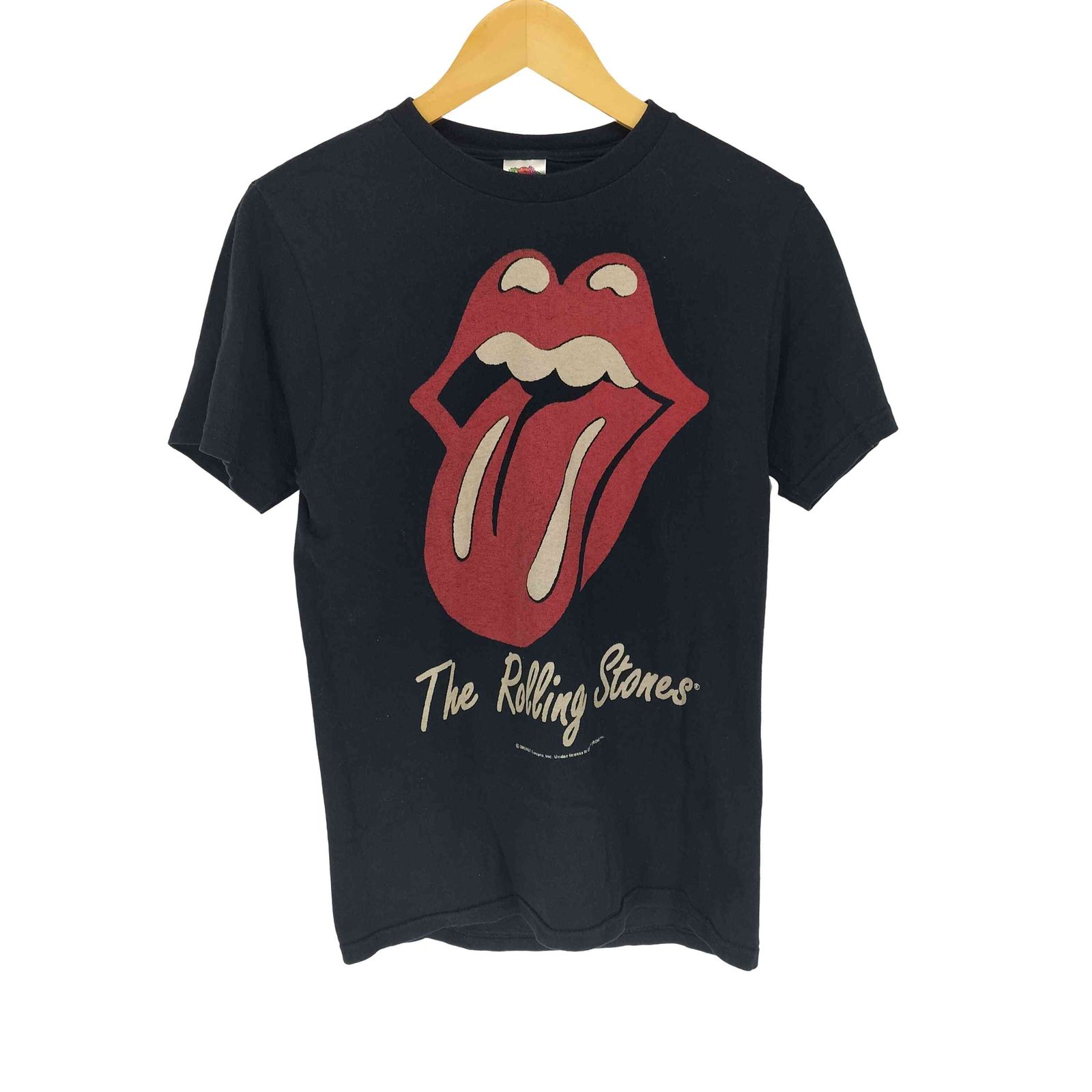 フルーツオブザルーム FRUIT OF THE LOOM フロントプリントバンドTシャツ メンズ import：S