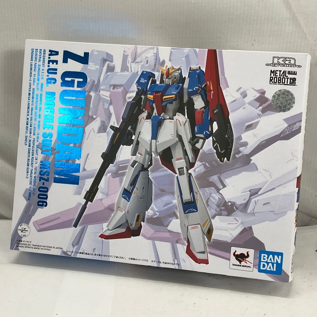 BANDAI 魂ウェブ商店 METAL ROBOT魂 SIDE MS MSZ-006 Zガンダム 機動戦士Zガンダム フィギュア 未展示品 中古 美品 W11256915