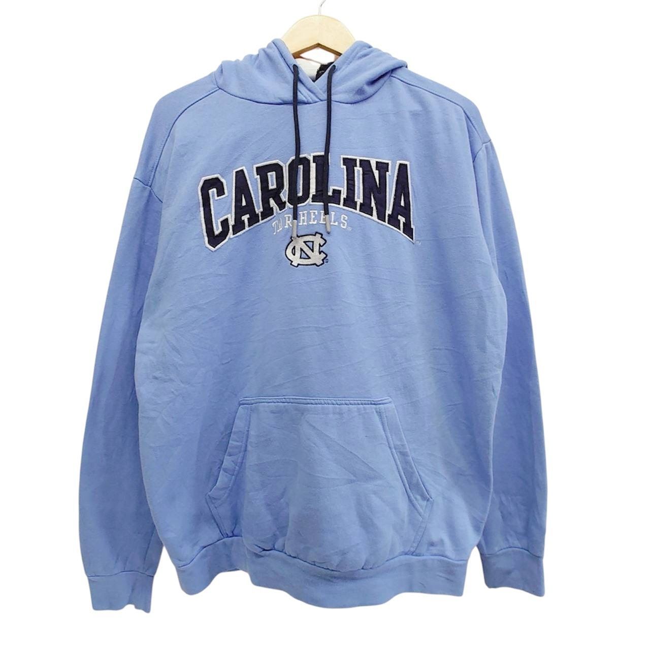 Champion チャンピオン CAROLINA カレッジロゴ パーカー L 水色 