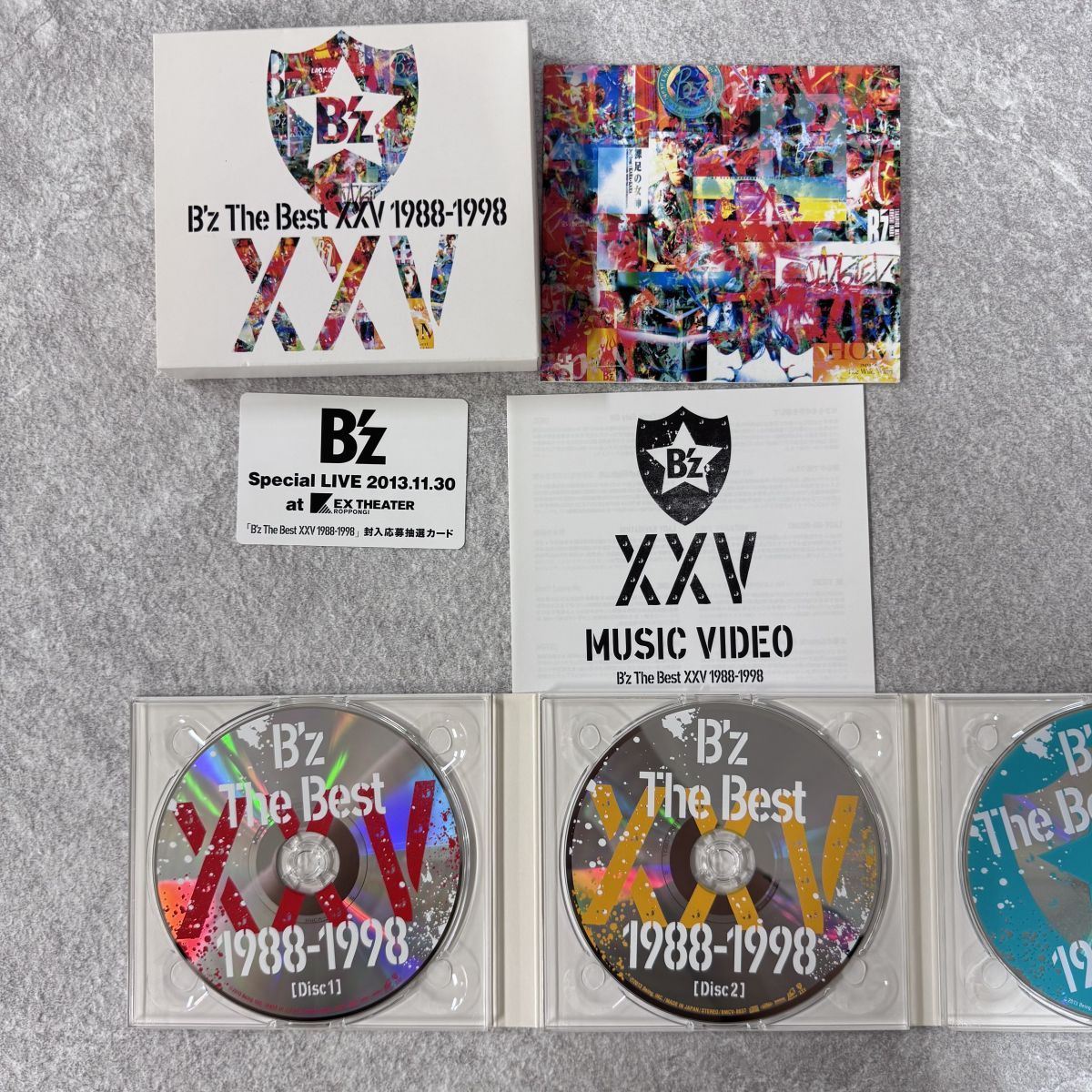 2CD+DVD】B'z / B'z THE BEST XXV 1988-1998 BMCV-8036~8037 - メルカリ