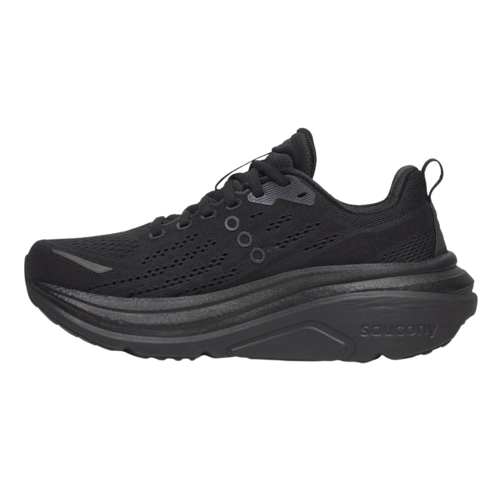 新品 [サッカニー] ランニングシューズ HURRICANE 25 レディース TRIPLE BLACK 22.5 cm