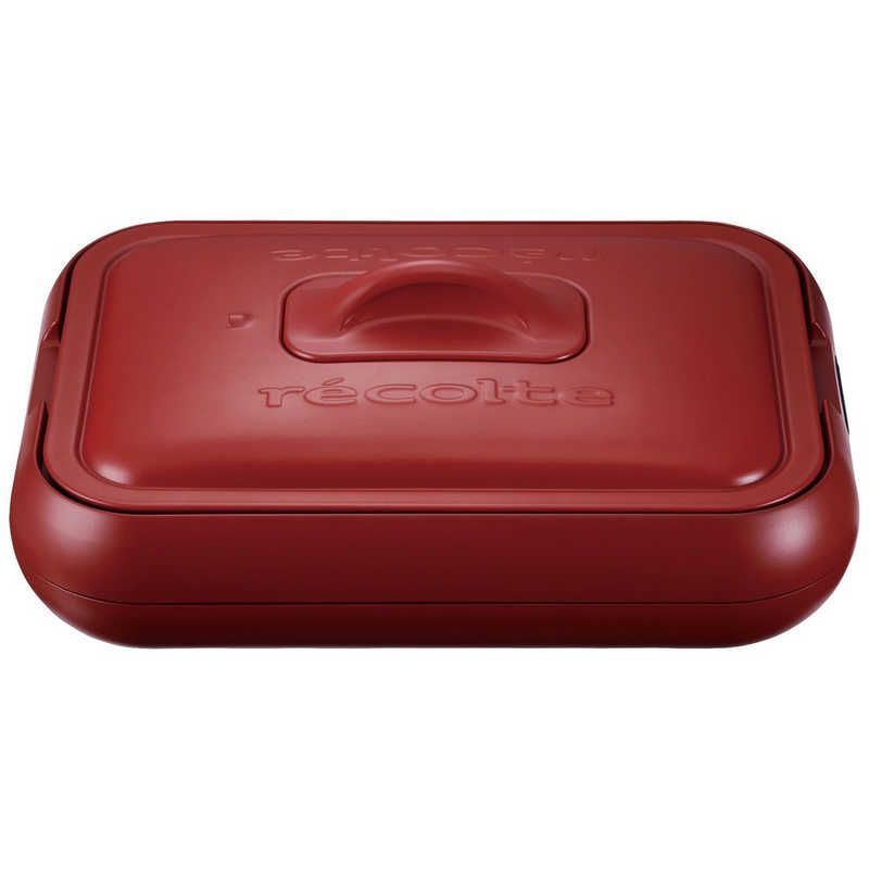 【新品未使用】【未開梱】ウィナーズ ホットプレート　レコルト　レッド　［プレート２枚］ RHP1-R