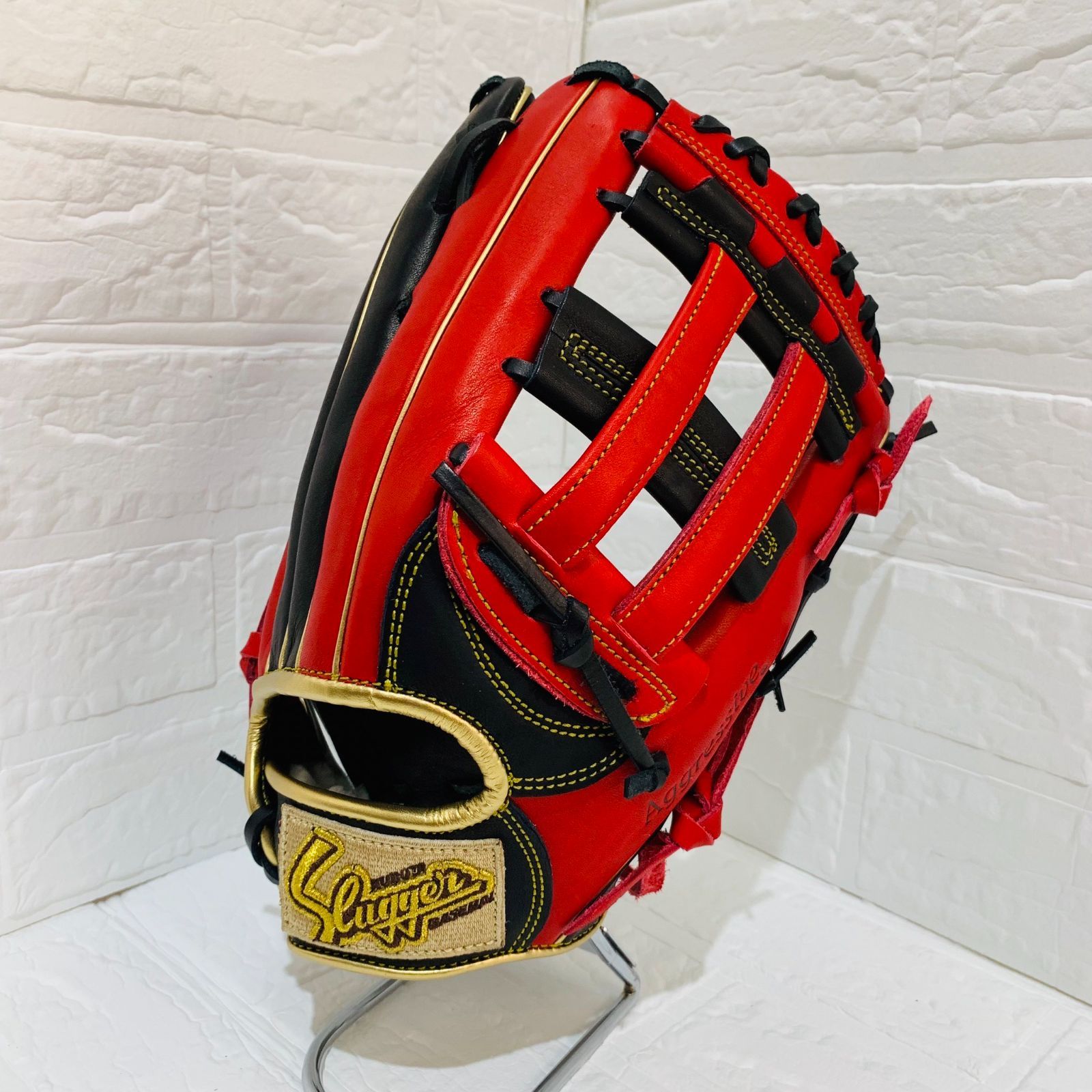 【当店オリジナルモデル】 受注生産　久保田スラッガー　Kubota slugger　オリジナルオーダーグラブ　軟式用　外野手用　H23型　ソフトバンク・周東選手モデル　オリジナル