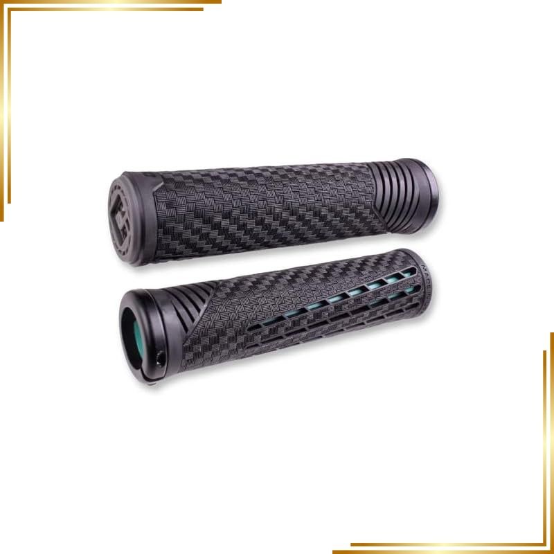 【新品】 オーディーアイ(ODI) CF LOCK-ON GRIP BLACK/MINT W/BLACK CLAMP F35CFBM-B