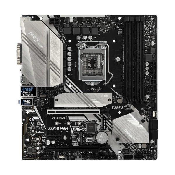 ASRock B365M Pro4 LGA 1151 300 Series Intel B365 SATA 6Gb/s Micro ATX Intel Motherboard