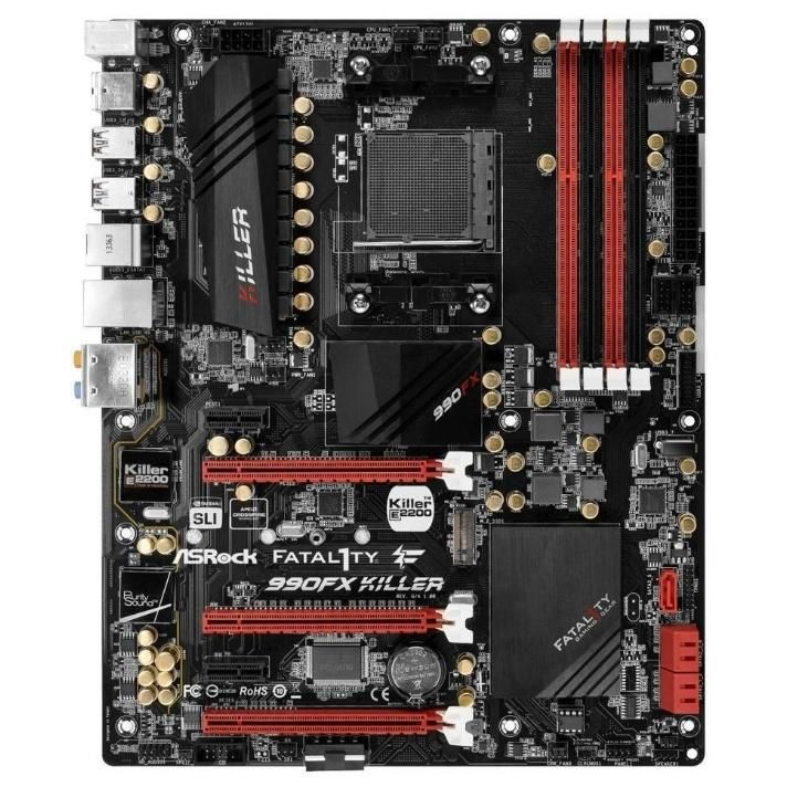 ASRock Fatal1ty 990FX Killer Socket AM3+ AMD 990FX Desktop DDR3 Motherboard
