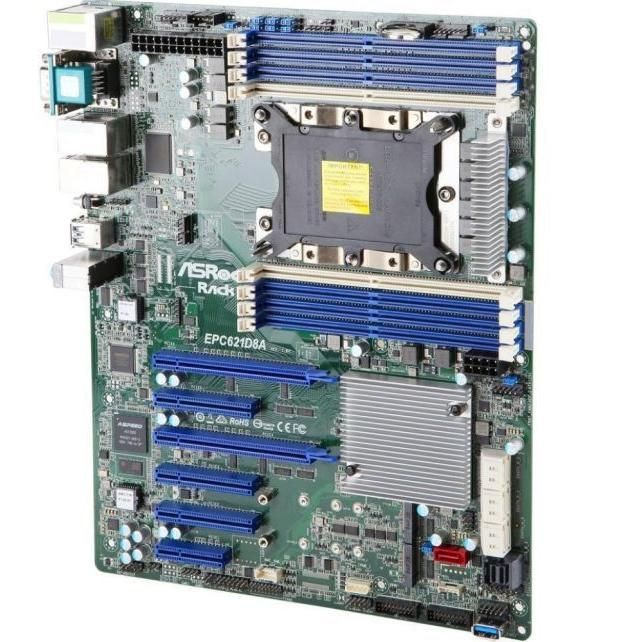 ASRock Rack EPC621D8A ATX Server Motherboard LGA3647 Intel C621