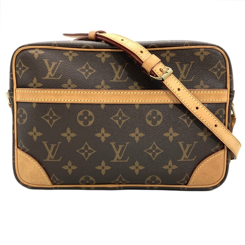 ルイヴィトン LOUIS VUITTON トロカデロ27 ショルダーバッグ モノグラム キャンバス M51274 ブラウン ゴールド金具 レディース【中古】