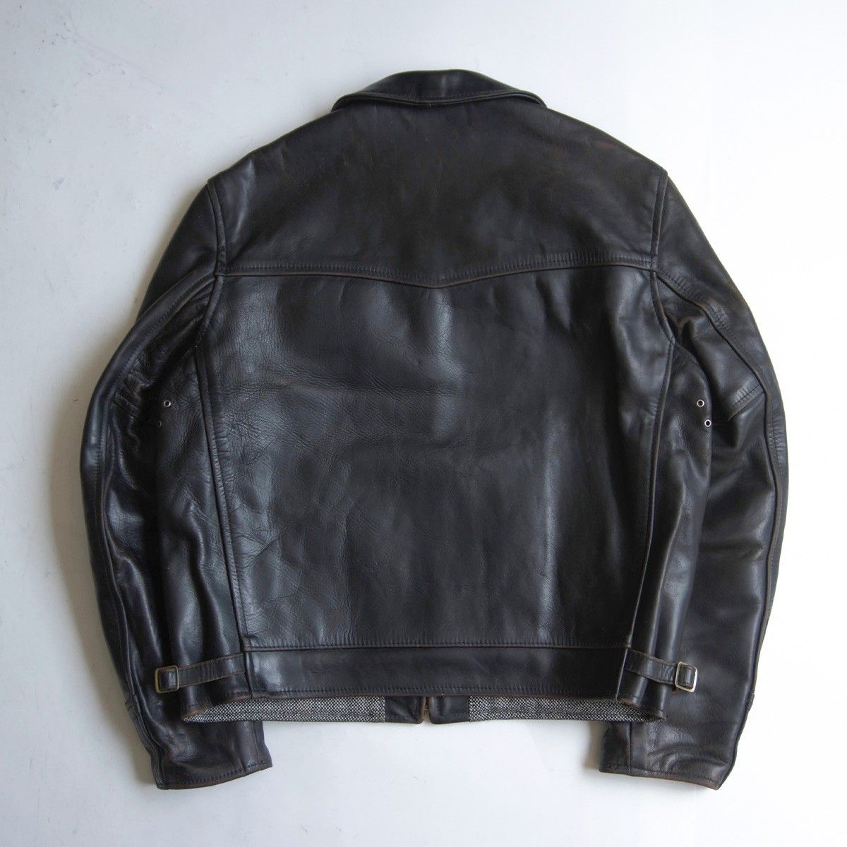 雰囲気抜群】AERO LEATHER【ハイウェイマン ホースハイド レザー 