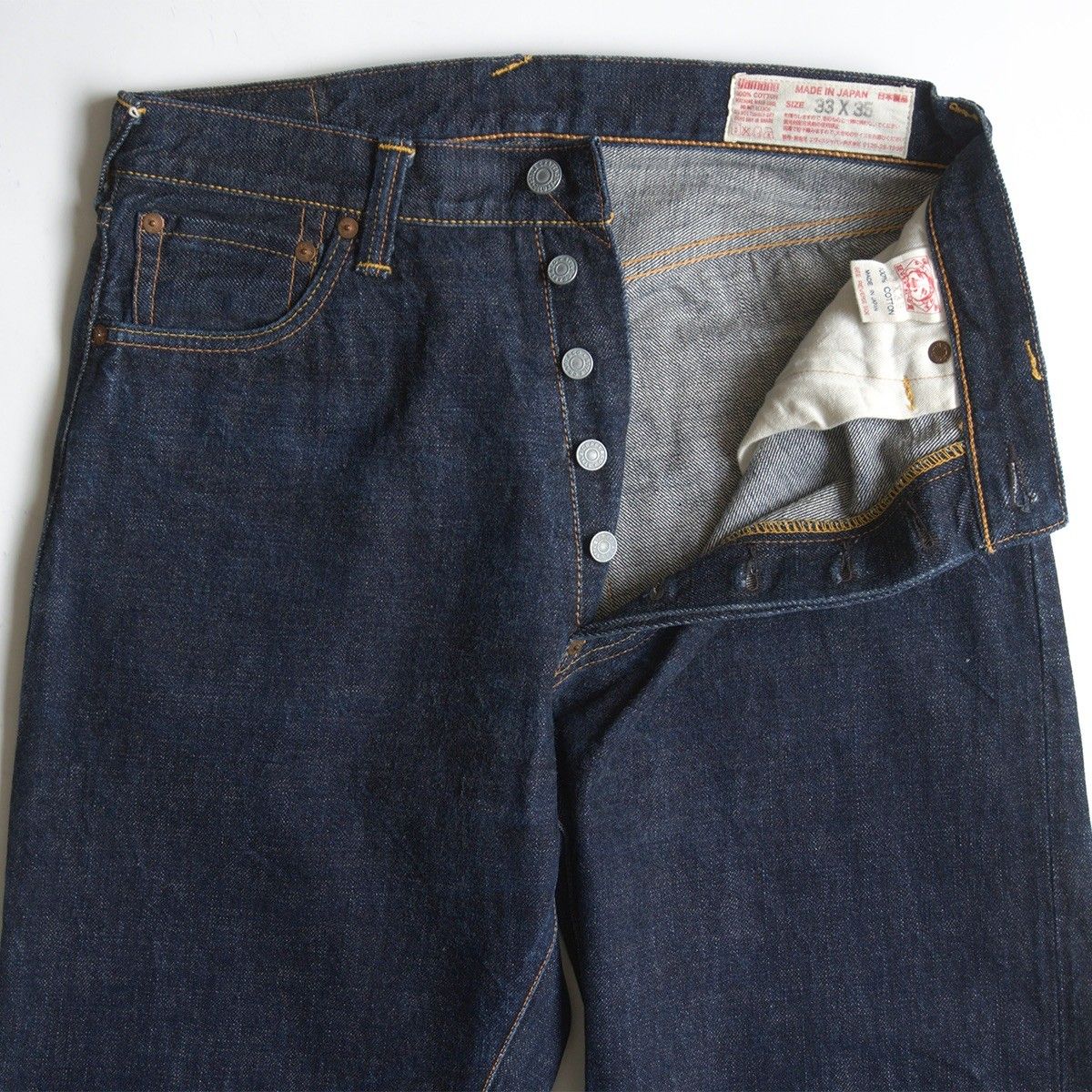 美品/濃紺】EVISU 【LOT.2001 デニムパンツ】33×35 エビス ジーンズ