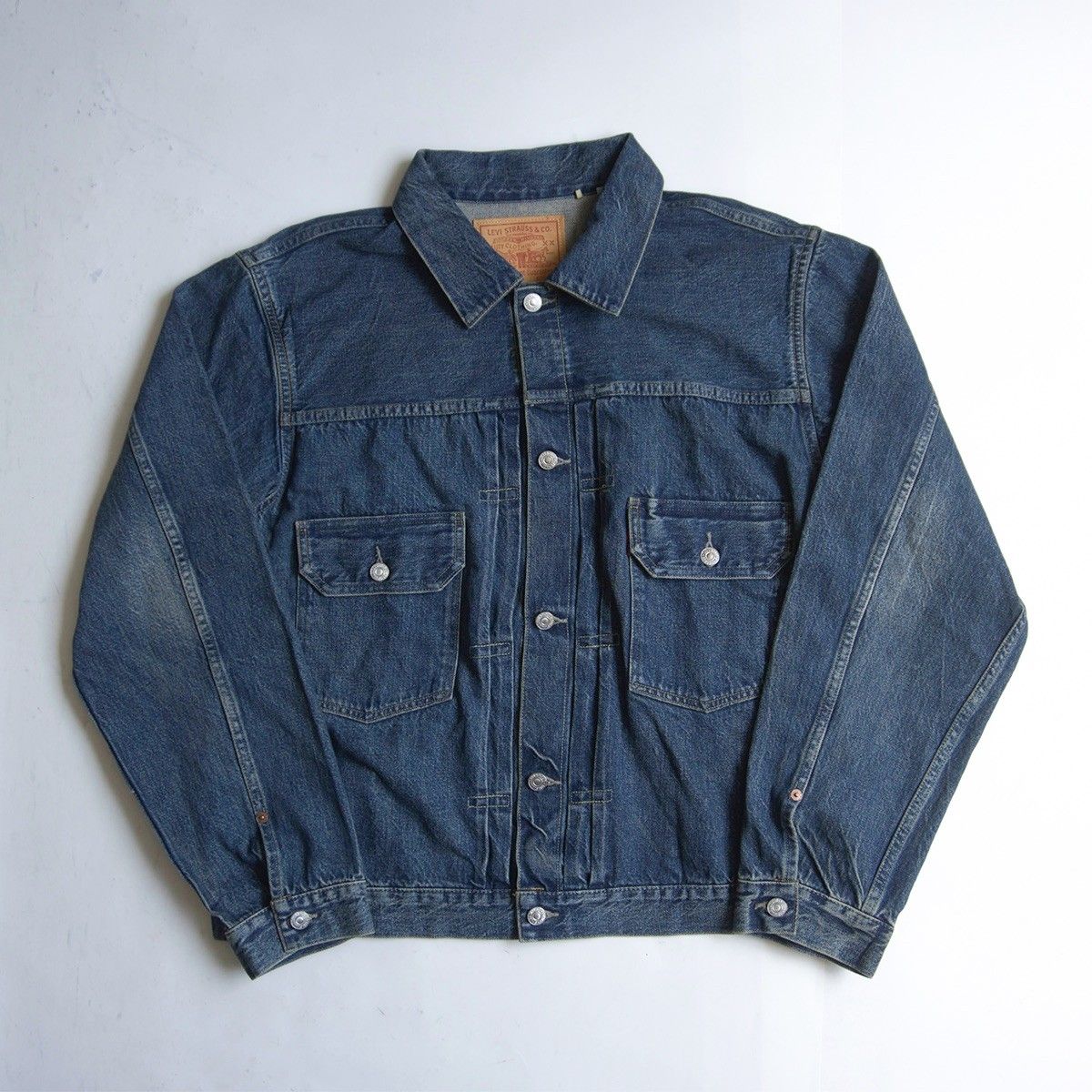 【美品/ビッグサイズ/Tバック】 LEVI'S VINTAGE CLOTHING【507XX ビッグE デニムジャケット】44 日本製 2nd セカンド 26050396