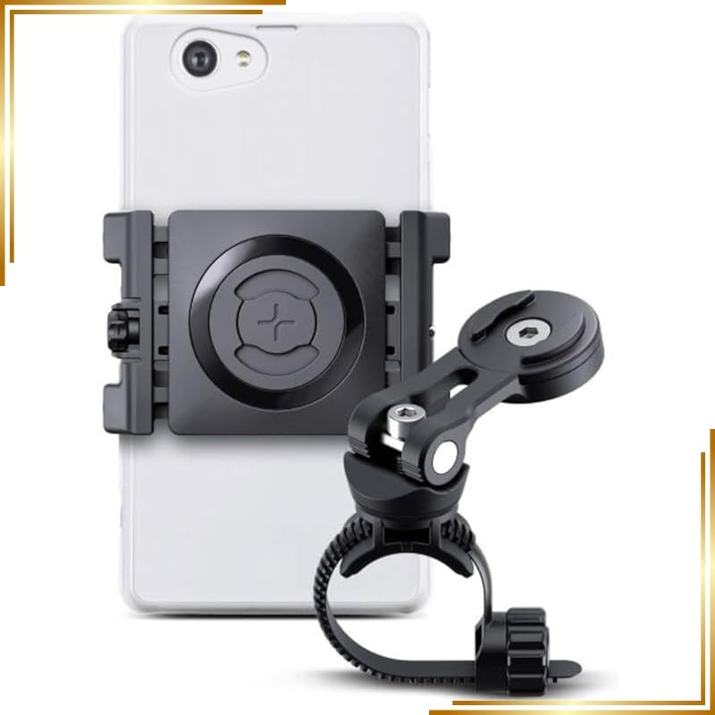 【新品】 エスピーコネクト(SP Connect) ユニバーサルスマートフォンバイクマウントセット | 工具不要 | 360度調整 | ケース付きスマホ対応 | 自転車/バイク用｜52300