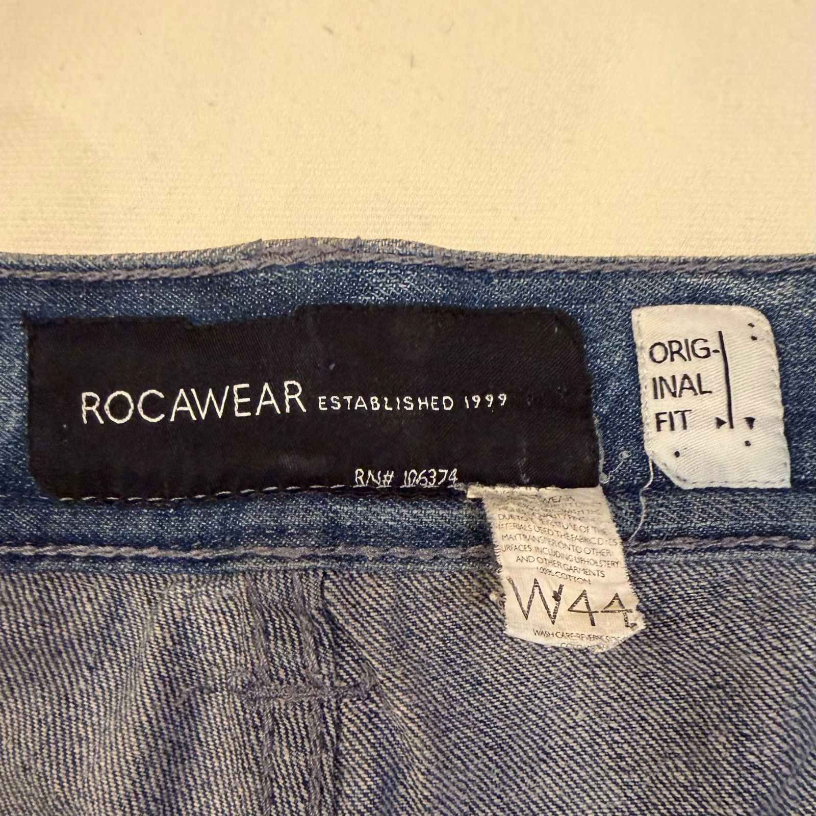 90s 00s rocawear hiphop デニム パンツ ワイド 極太 bboy y2k 海外 