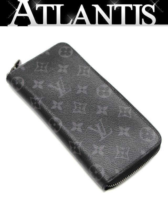 ルイヴィトン Louis Vuitton ジッピーウォレット ヴェルディカル 長財布 エクリプス M62295 【74854】