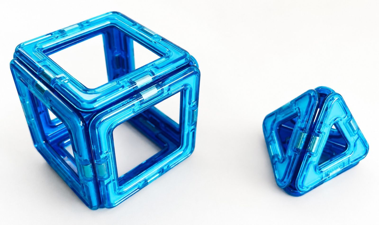 マグフォーマー ＜MAGFORMERS＞ 青色 ＆ 水色 【Bule＆Light Blue】 全