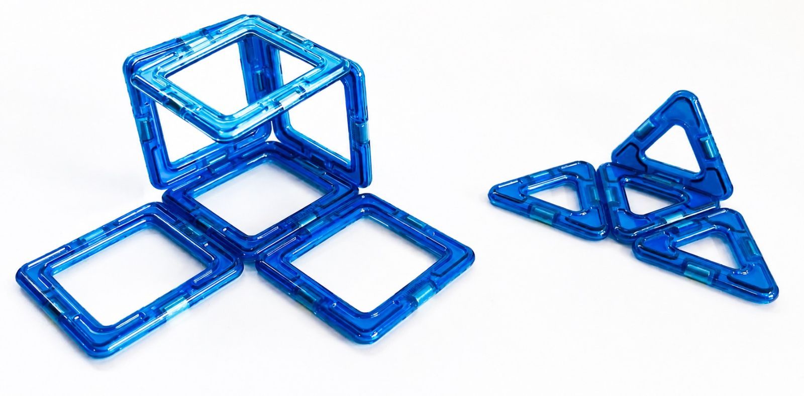 マグフォーマー ＜MAGFORMERS＞ 青色 ＆ 水色 【Bule＆Light Blue】 全