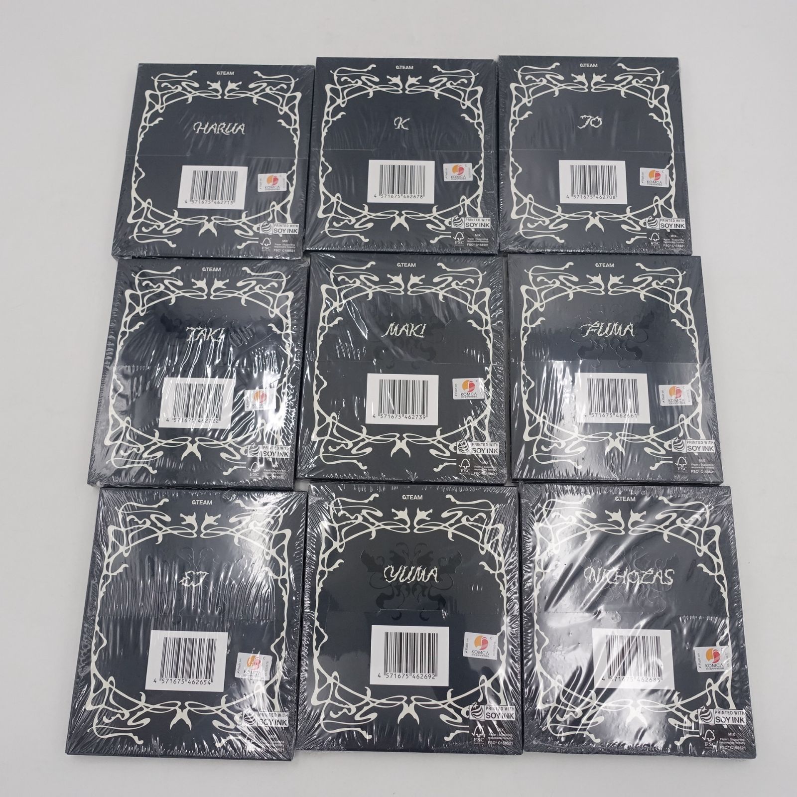&TEAM Back to Life ソロ盤 ランダム CD アルバム 9種 フルコンプ 未