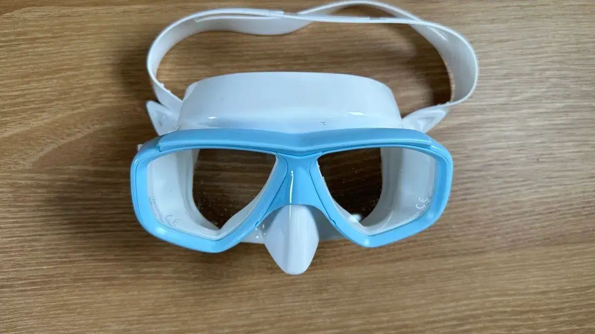 スカイ ブルー カラー プレ ダイビング スキューバ シュノーケル マスク 100cc